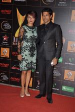 Farhan Akhtar, Adhuna Akhtar at The Renault Star Guild Awards Ceremony in NSCI, Mumbai on 16th Jan 2014